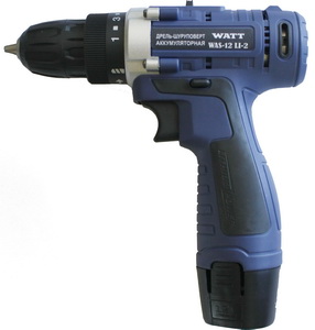 Аккумуляторная дрель-шуруповерт WATT WAS-12Li-2 (1.012.027.12) Аккумуляторная дрель-шуруповерт WATT WAS-12Li-2 (1.012.027.12)